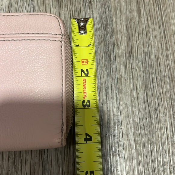 Fossil Pink Leather Zip-Around Wallet - Picture 11 of 11